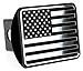 eVerHITCH USA Flag Metal Trailer Hitch Cover Plug (Fits 2