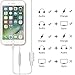 IARTISTE a-71 iPhone 7 Adapter & Splitter, Dual Lightning Headphone Audio & Charge Adapter for iPhone 7 / 7 Plus, iPhone 8 / 8 Plus, iPhone X.