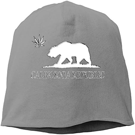 VINTAGE CALIFORNIA LEAF Unisex Casual Fashion Durable Winter Warm Skull Cap