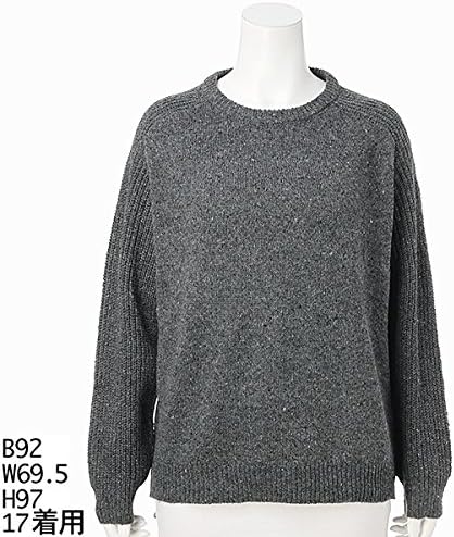 Amazon アースミュージック エコロジー大きいサイズ Earthmusic Ecology 大きいサイズ 変形ラグランニットプルオーバー Dグレー 13 Abr セーター 通販