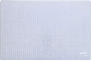 Self Healing Cutting Mat, Translucent Non Slip Cutting Pad for Rubber Stamp, Rotary Mat with Cutting Rails, Hand Made Tool fo