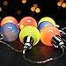 BRIGHT ZEAL 7.5' LED Pastel Globe String Lights Battery Operated Ball Lights with Timer (TEN 2