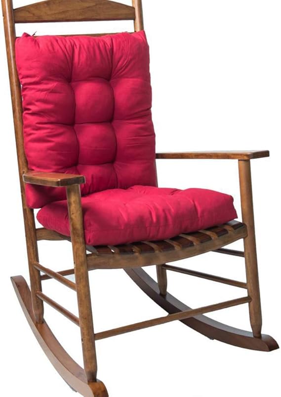 Cuscini Per Sedia A Dondolo - Morbidi, Antiscivolo, Con Lacci, Per Interni Ed Esterni - Foto 11