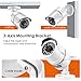 ZOSI 8CH 1080P Security Camera System Outdoor with 2TB Hard Drive,8 Channel 1080P CCTV Recorder and 8pcs HD 1920TVL Home Surveillance Cameras with Night Vision Easy Remote Access Motion Alert
