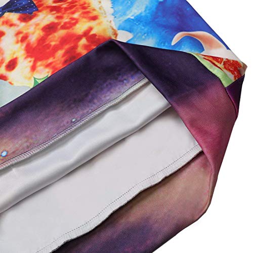 RAISEVERN Unisex Hässliche Weihnachtsstrickjacke Galaxy Raum Cat Print Casual Sport Gym Sweatshirt Kleidung für Frauen Männer