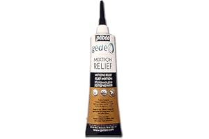 Pebeo Gedeo Mixtion Relief Gilding Paste, 37 ml Tube, Transparent