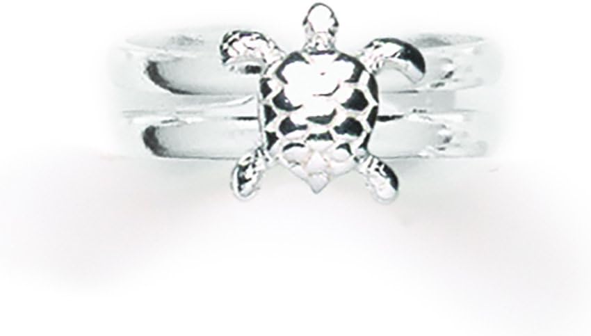 Tomas Jewelry Sterling Silver Sea Turtle Toe Ring