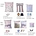 Laundry Bags-Set of 7 Mesh Washing Bags for Blouse,Sweater,Stocking,Delicates Laundry Travel Organizer Bag-Coarse Mesh:1XL 1L 1M;Fine Mesh:1L 2M;1 Sandwich Bra Bag