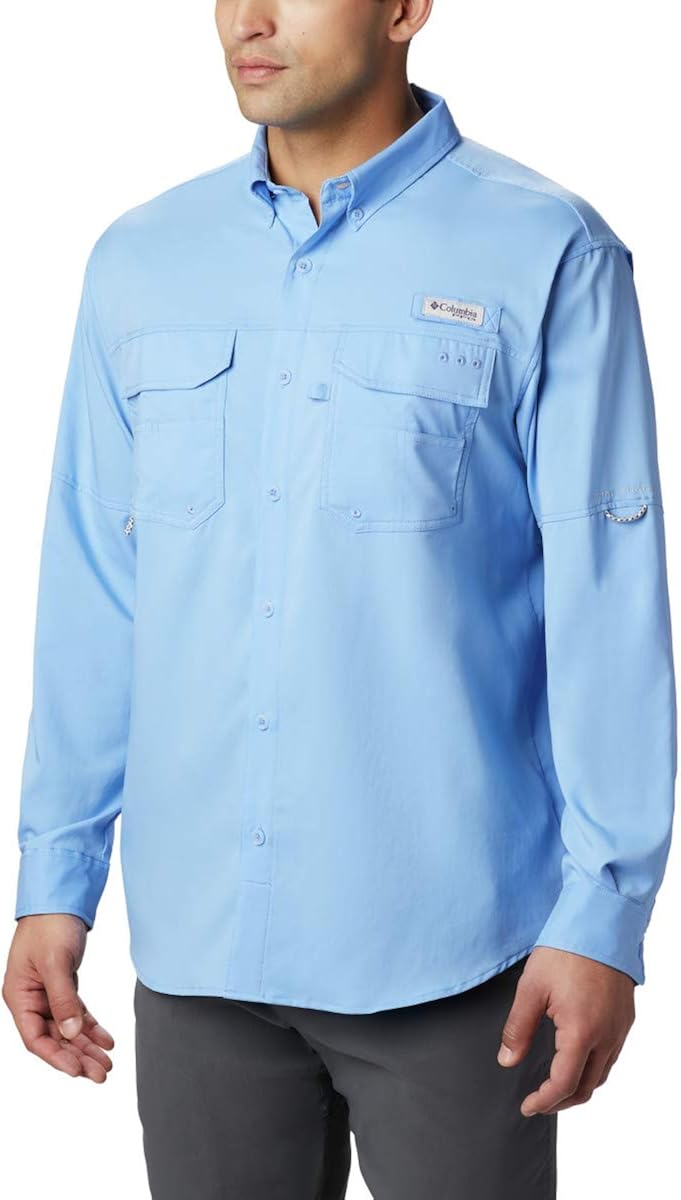 Amazon Com Columbia Men S Blood And Guts Iii Ls Woven Shirt Clothing