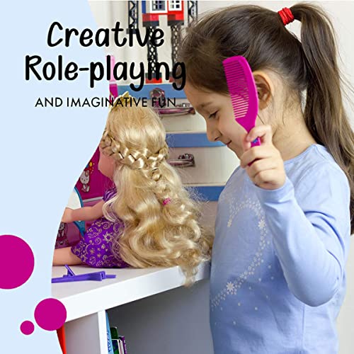 Liberty Imports Little Girls Beauty Hair Salon Toy Kit with Toy