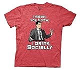 Ripple Junction Archer Social Drinker Adult T-shirt