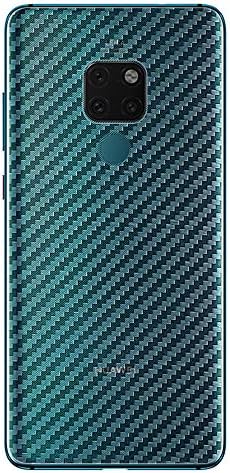 Back Screen Protector for Mate 20X,[4-Pack] Carbon Fiber Designed,Anti-Scratch,Soft，Anti-Fingerprint, Bubble Free,Compatible with Huawei Mate 20X