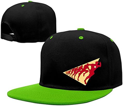 ROCE Men's The Flash Logo Justice League Reverse Strapback Hats KellyGreen One Size