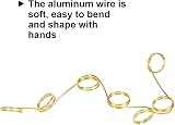 Tenn Well 18 Gauge 1mm Aluminum Craft Wire 165 ft Gold Anodized view 2