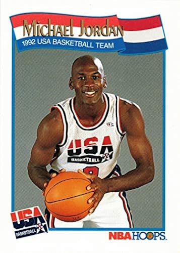 1991-92 NBA Hoops #579 Michael Jordan Team USA Olympic Basketball