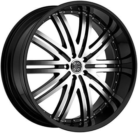 2Crave Alloy No.11 Gloss Black Wheel with Machined Face// (22x9.5"/5x135mm)
