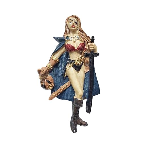 Dinamarca 3D Viking Mujer Pirata Imán de Refrigerador Pegatinas de ...