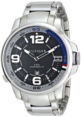 Tommy Hilfiger Men's 1791012 Analog Display Quartz Silver Watch