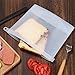Reusable Silicone Food Storage Bags,Sandwich Bags,Freezer,Microwave,Airtight Seal Leakproof Preservation Bags for Snack Lunch Meat Liquid Fruits Vegetables,2 Pack Large 50oz,2 Pack Medium 30oz