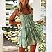 Leadmall Women’s Pleated Sundress – Ladies Spaghetti Strap Tiered Mini Swing Skater Dresses – Tie Shoulder Dressesthumb 3