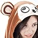 Emolly Fashion Adult Monkey Animal Onesie Costume Pajamas for Adults and Teens (Small, Monkey) Brown