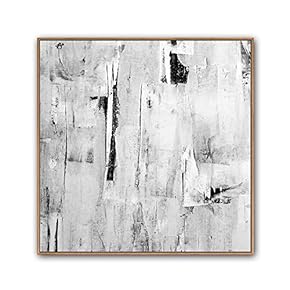 Framed Canvas Wall Art Abstract Circle Canvas Prints Home Artwork Decoration for Living Room,Bedroom - 16x16 inches