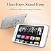 Finger Ring Stand, ESR Ring Holder/ Finger Grip/Kickstand/ Mount Universal [Washable] [Removable] Zinc Alloy Finger Loop for iPhone 7 / 7 plus / 6s / 6 Galaxy S8 S8+ S7 Edge, Silver