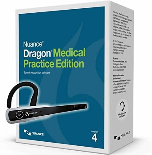 Dragon Medical Practice Edition 4 for Windows with Wireless Bluetooth Headset