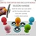 Best Fidget Spinner Set, Including Glow in the Dark Fidget Spinner, Red High Speed Tri Spinner, Black Fidget Cube and the New Fidget Stick Toy. 2 Free Surprising Bonuses Inside!