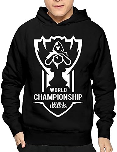 Men's Pre-cotton Zedd League Of Legends Worlds Championship 2016 Hoodie Black
