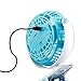 Oct17 Portable Stroller Fan Rechargeable Battery USB Mini Battery Operated Clip on Mini Desk Fan For Home Office Baby Stroller Car Laptop Study Table Gym Camping Tent - Blue