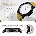 Mens Unique Analog Quartz Watch, Waterproof Business Casual Leather Dress Wrist Watch with Simple Fashion Classic White Time Mark Design Key Scratch Resistant Face 98FT 30M Water Resistant - White
