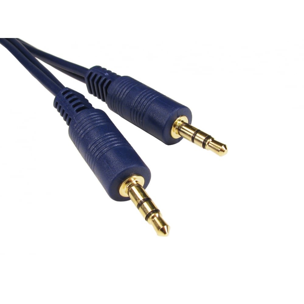 Alida Systems 20m Jack Cable - Shielded & 24k Gold Plated Connection - Dark Blue