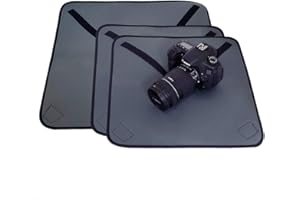 kilofly (Pack of 3) Neoprene Adjustable Protective DSLR Camera Wrap Around Pouch Cover Cloth, 16 and 20 Inch, Medium and Larg