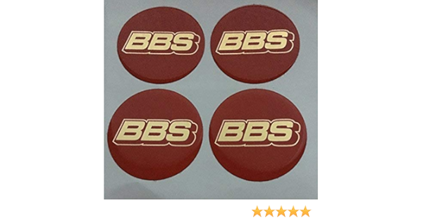 BBS 4 unidades) 50 mm Pegatinas Emblema para llantas Buje ...