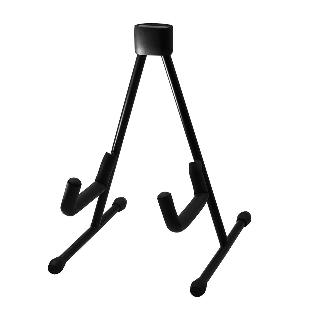 Rayzm Ukulele Stand, A-Frame Portable Little Metal Stand for Small Standard Instruments (Soprano/Concert/Tenor Ukulele & Mandolin), Folds Flat for Storage or Travel.