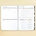 Erin Condren Designer Petite Planner - 28 Page Paperback Meal Planner and Food Journal with Weekly Meal Planner, Festive Sticker Sheet, and Price Tracking