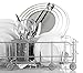 Stainless Steel Splatter Guard with Folding Silicone Handle - Multipurpose Splash Guard Grease Mess Eliminator, Fits Multiple Size Pots and Pans