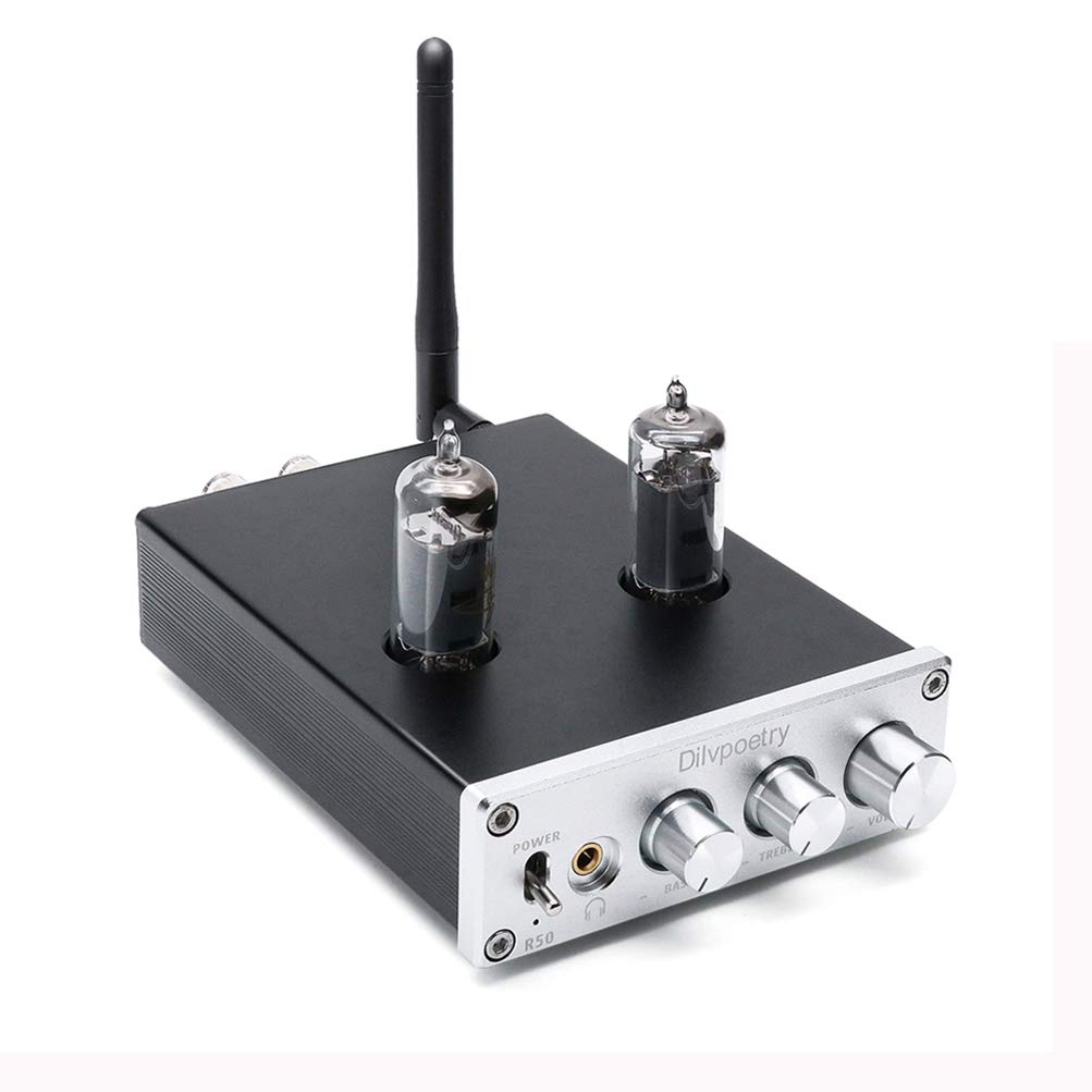 Dilvpoetry R50 6J4 Tube Amplifier HiFi Audio Stereo Digital Amplifier Headphone Amplifiers Bluetooth