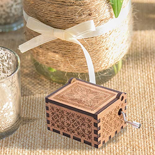 ukebobo Wooden Music Box - You are My Sunshine Music Box, from Grandpa to Granddaughter, Gifts for Kids - 1 Set - Thumbnail 4