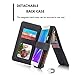 XRPow Galaxy Note 5 Magnetic Detachable Wallet Case Premium Back Cover Slim Leather Folio Wallet Holder Case for Samsung Galaxy Note 5 BLACK