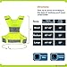 Reflective Running Vest - 360° High Visibility Yellow Safety Vest with Adjustable Side Closure and Inside Pocket - Extra Large