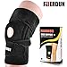 FEIERDUN Knee Support - Open-Patella Stabilizer with Adjustable Strapping & Extra-Thick Knee Brace Support