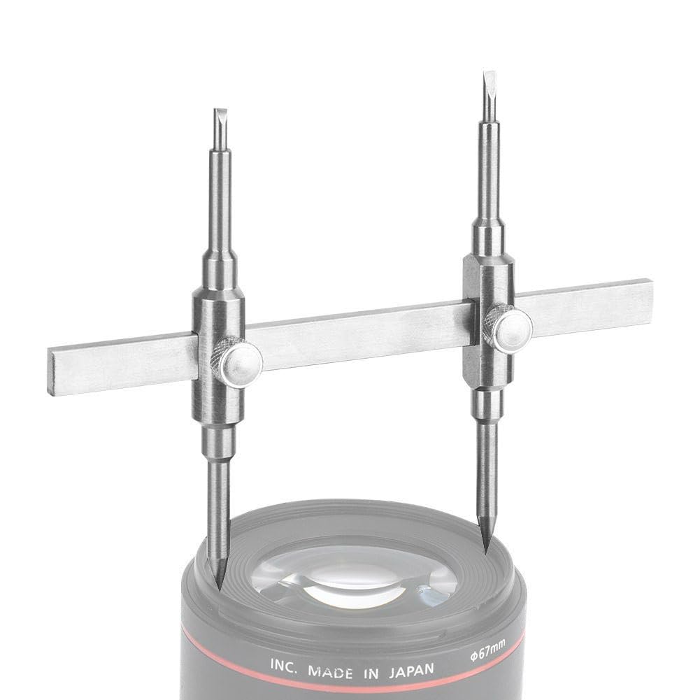 Lens Repair Spanner, Lens Repair Wrench, Dual Tip Camera Lens Repair Spanner, Maintenance Wrench Open Tool Set Disassemble for 10-130mm Lens