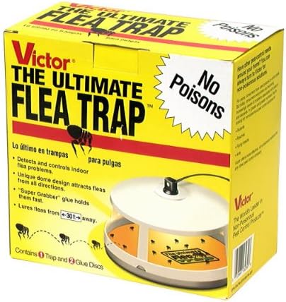 Victor M230 Ultimate Flea Trap pakc of 4