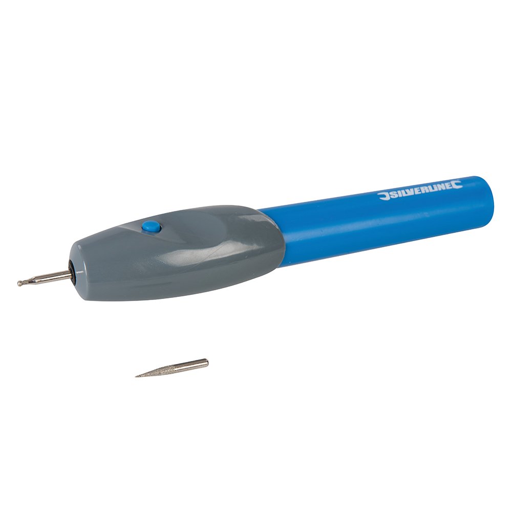 Silverline Battery-Powered Engraver 185 mm (483665)