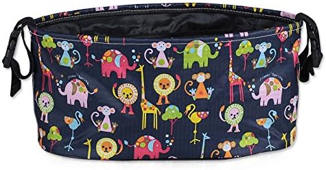 Merdes Universal Stroller Organizer Bag, Car Back Seat Organizer, Storage Bag Fits all Strollers (Cartoon)