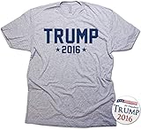 Trump 2016 Men's T-Shirt - Donald Trump for President & Trump Sticker.