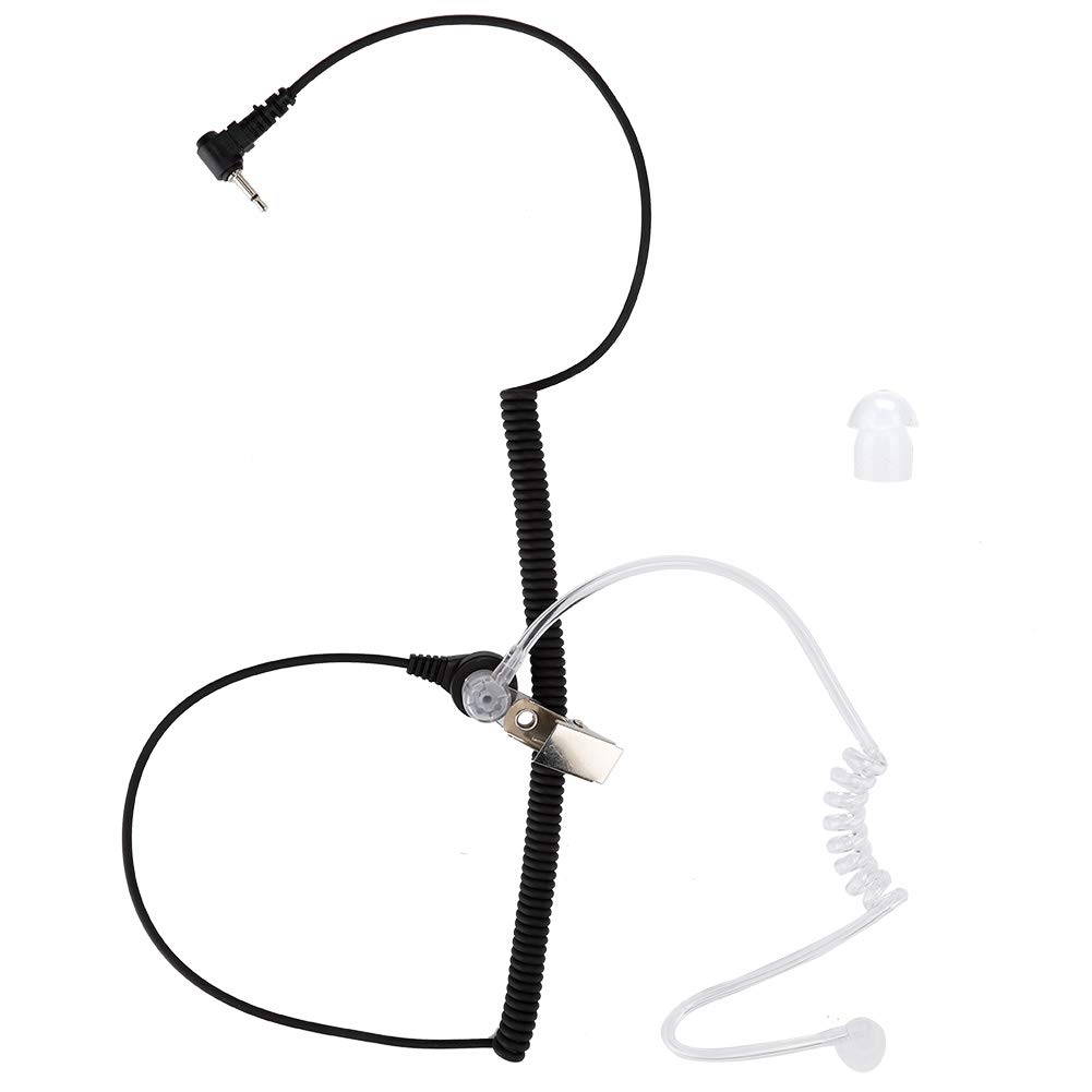 VBESTLIFE Walkie Talkies Earpieces,2.5mm Noise reduction Acoustic Tube Covert Listen-Only Earpiece for Two Way Radios