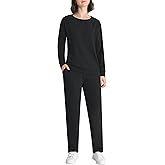 Weintee Women's Petite Sweatsuits 2 Piece Set Sweatpants and Sweatshirt Jogging Suits